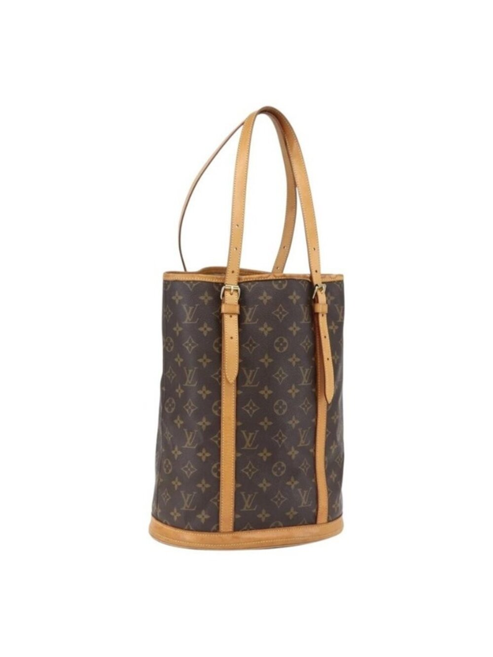 Authentic LOUIS VUITTON Monogram Bucket GM Shoulder Bag M42236 LV